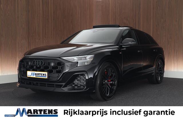 Audi Q8 60 TFSI e 490pk quattro Pro Line S Competition Trekhaak 360Camera Leder Laser LED HUD B&O Memory Keyless Virtual Cockpit Panoramadak Navigatie S-Line