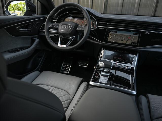Audi Q8 60 TFSI e quattro Pro Line S Competition | Audi exclusive | 5 jaar garantie | Panoramadak | massage stoelen | 4 wiel besturing | Alcantara hemel | Soft-close | Elektr. Trekhaak | Achteras besturing | Oled achterlichten