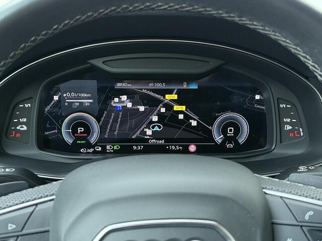 Audi Q8 60 TFSI e quattro Pro Line S Competition | 462 PK | SoH 100% | Matrix LED koplampen | Head-up display | 23" LM velgen | Dodehoek detectie | Adaptive cruise control | Luchtvering |
