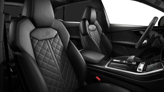 Audi Q8 60 TFSI e quattro Pro Line S Competition | 490 PK | SoH 100% | Trekhaak | Panoramadak | Matrix LED laser koplampen | Head-up display | Vierwielbesturing | Luchtvering |