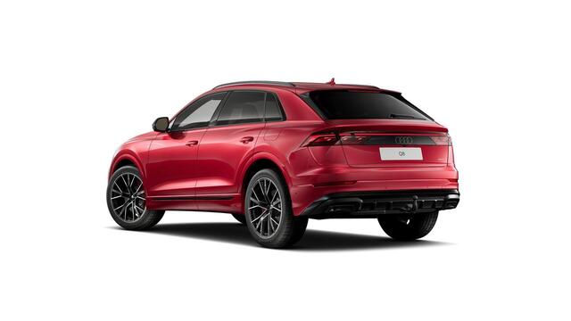 Audi Q8 60 TFSI e quattro Pro Line S Competition | 490 PK | SoH 97% | Trekhaak | Panoramadak | Bang & Olufsen Advanced Soundsystem | Matrix Laser koplampen | Vierwielbesturing | Nachtzicht | S line | Head-up display | 22" LM velgen |