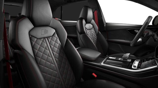 Audi Q8 60 TFSI e quattro Pro Line S Competition | 490 PK | SoH 97% | Trekhaak | Panoramadak | Bang & Olufsen Advanced Soundsystem | Matrix Laser koplampen | Vierwielbesturing | Nachtzicht | S line | Head-up display | 22" LM velgen |