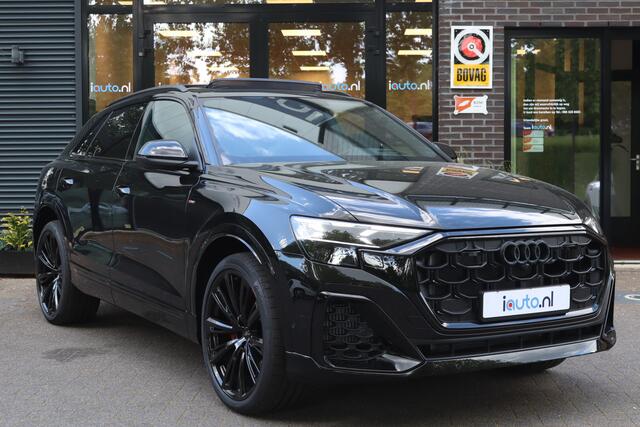 Audi Q8 60 TFSI e quattro Pro Line S Competition HD Matrix/Pano/4wiel/B&O/360/RS-stoel/Luchtvering/Keyless/Head-up/23"/Trekhaak