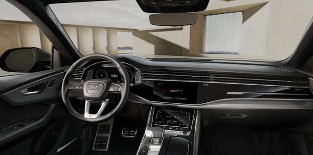 Audi Q8 60 TFSI e quattro Pro Line S Competition HD Matrix/Pano/4wiel/B&O/360/RS-stoel/Luchtvering/Keyless/Head-up/22"/Trekhaak