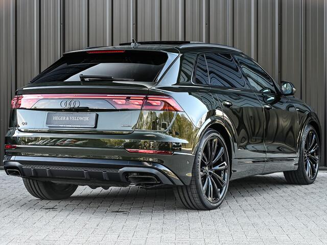 Audi Q8 60 TFSI e quattro Pro Line S Competition | B&O advanced | Audi exclusive | 5 jaar garantie | Panoramadak | massage stoelen | 4 wiel besturing | Alcantara hemel | Soft-close | Elektr. Trekhaak | Achteras besturing | Oled achterlichten