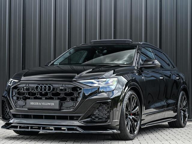 Audi Q8 60 TFSI e quattro Pro Line S Competition | S- Seats | Achterasbesturing | B&O advanced | Soft close | Trekhaak | Ambiance plus pakket | Memory seats | Carobn inleg