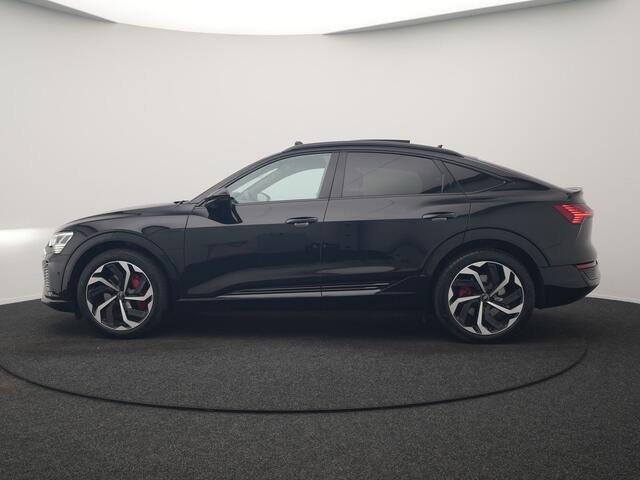 Audi Q8 e-tron Sportback 55 Quattro S edition 95 kWh 408pk Dealer O.H | Luchtvering | Panodak | Black Optic | Adaptive Cruise | 360 Camera | B&O Soundsystem | 21"L.M | Alcantara Sportstoelen Memory | Apple Carplay | Matrix LED |