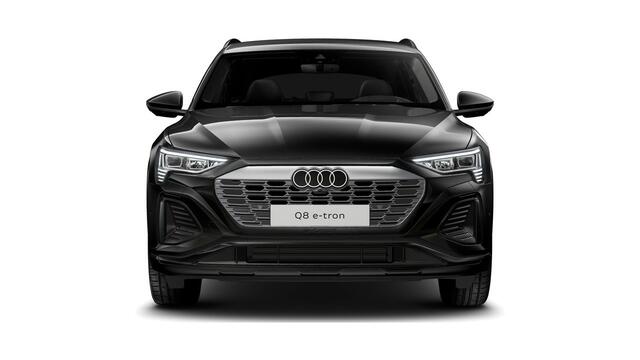 Audi Q8 e-tron 50 quattro S Edition 95 kWh Adaptieve Cruise Control - stoelverwarming voor/achter - Sportstoelen - B&O - Head up - Uitgebreide interieurvoorverwarming - Comfortsleutel - Privacy glas -