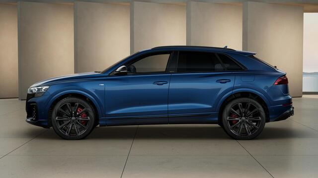 Audi Q8 60 TFSI e 490PK quattro Pro Line S Competition | Panoramadak | 23-Inch | Supersport-Stoelen | Nachtzicht | Trekhaak | Vierwiel-besturing | Head-Up | Top-View | Akoestisch-Glas