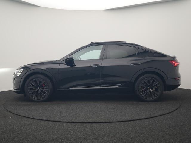 Audi Q8 Sportback e-tron 55 quattro 2x S Line 114 kWh 408pk Dealer O.H. | Luchtvering | Panodak | Head Up | 360 Camera | Matrix LED | Alcantara Sportstoelen Memory & Verwarmd | Keyless | Sfeerverlichting | Apple Carplay | Navigatie | DAB |