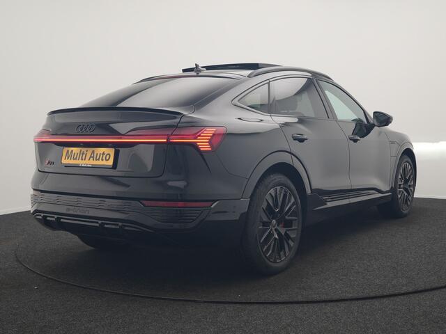 Audi Q8 Sportback e-tron 55 quattro 2x S Line 114 kWh 408pk Dealer O.H. | Luchtvering | Panodak | Head Up | 360 Camera | Matrix LED | Alcantara Sportstoelen Memory & Verwarmd | Keyless | Sfeerverlichting | Apple Carplay | Navigatie | DAB |