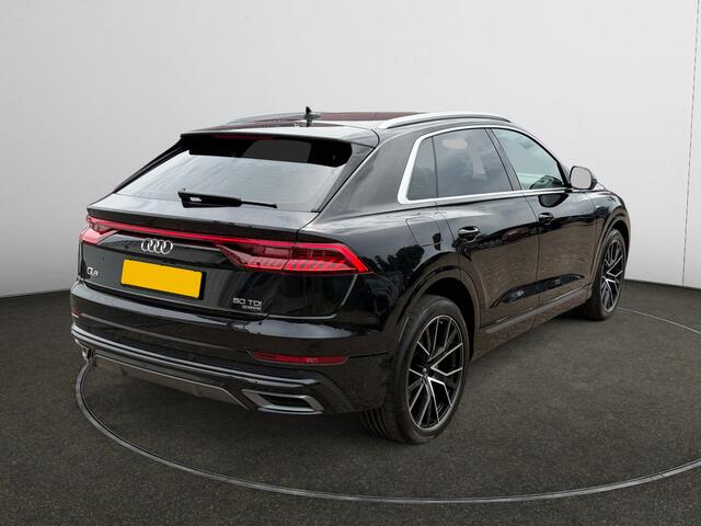 Audi Q8 50 TDI Quattro Pro Line Plus- NAP 30dkm, Dealer Onderhouden, Design Interieur, Stoelventilatie, 360 Camera