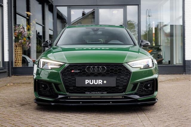Audi RS4 2.9 TFSI Quattro ''Audi Exclusive Sonoma Green'' Keramisch - Pano - Massage - B&O