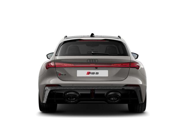 Audi RS5 Avant RS 5 Avant e-hybrid 470 kW / 639 PK Avant 8 versn. | RS keramische remmen brons | Panorama-glasdak | RS sportstoel plus dinamica/leder zwart groene accenten | Head-up display |