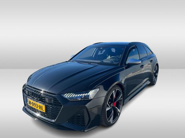 Audi RS6 Avant TFSI quattro / Trekhaak / Panoramadak / Keramisch / 360Camera / Head-up / Softclose / Standverwarming / B&O / Volleder / 22'' / Apple CarPlay / Achterasbesturing / Luchtvering / Dodehoek / DAB / ACC / St