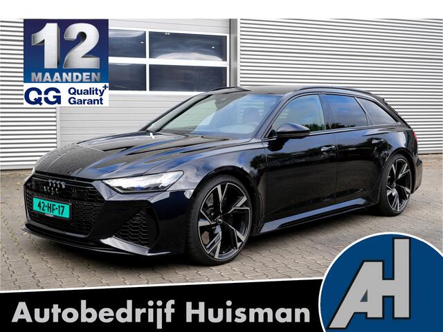 Audi RS6 Avant 4.0 TFSI 441kW/600pk Aut8 Quattro Performance LUCHTVERING + SOFTCLOSE + BANG&OLUFSEN + STANDKACHEL + 360 CAMERA + HEAD-UP DISPLAY + DUBBEL GLAS + ADAPT.CRUISE + LANE ASSIST + MATRIX LED + STOELVERWARMING&-VENTILATIE + HEAD-UP + EL.TREKHAAK + 22" LM-