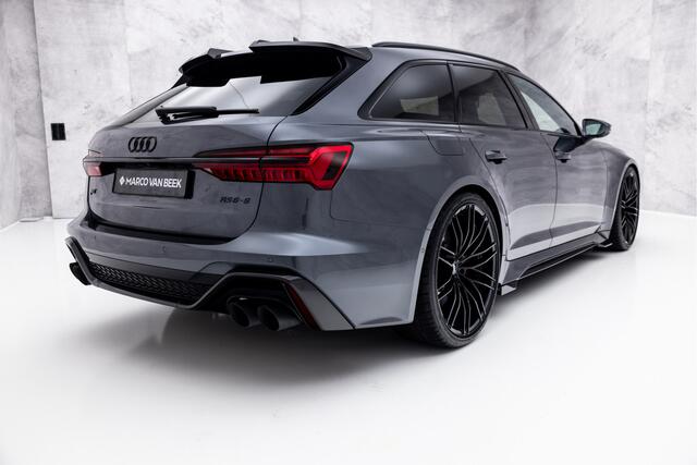 Audi RS6 Avant 4.0 V8 TFSI Quattro RS6-S ABT 740 PK | Pano | Keramisch | Nachtzicht | Head-Up