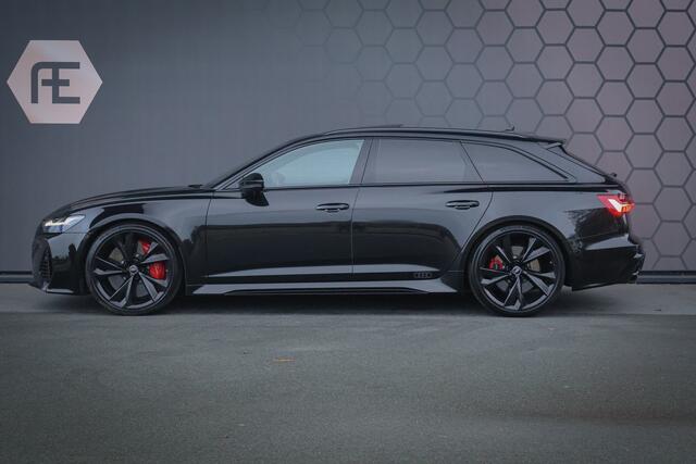 Audi RS6 A6 Avant TFSI quattro KERAMISCH | ADAPTIVE CRUISE | 360 CAMERA | TREKHAAK | SFEERVERLICHTING | CARBON INTERIEUR | HEAD UP | DYNAMIC PLUS | MEMORY SEATS | STOELVERKOELING & VERWARMING |