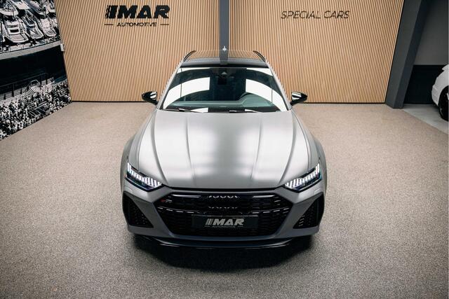 Audi RS6 Avant RS 6 TFSI quattro | Beton grijs matte | 23 inch Vossen HF7 | Keramisch | Pano |