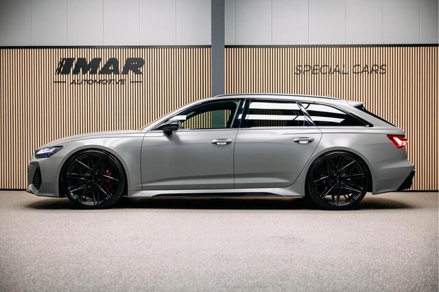Audi RS6 Avant RS 6 TFSI quattro | Beton grijs matte | 23 inch Vossen HF7 | Keramisch | Pano |