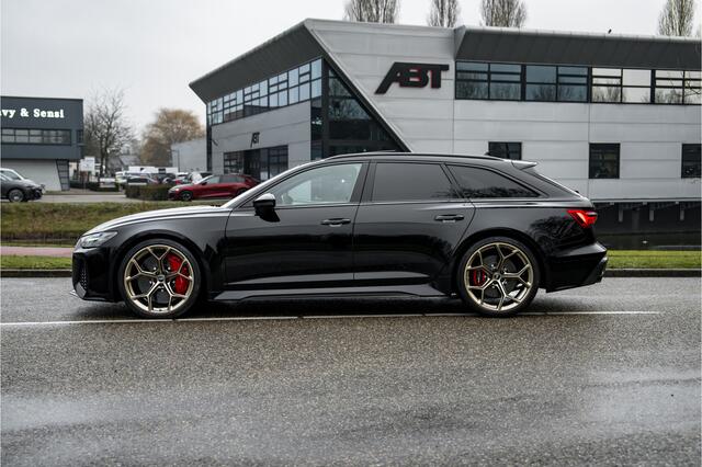 Audi RS6 Avant 4.0 TFSI 600pk quattro | Audi Exclusive | Dynamic plus | Keramische remmen | Design pakket rood | Alcantara hemel | Panorama dak | Assistentiepakket plus | B&O | Carbon interieur | HD Matrix Laser LED | Uitgebreid leder pakket | Servosluiting | Memo