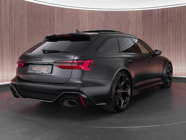 Audi RS6 Avant Performance TFSI 630pk quattro |BTW-auto|B&O Advance|stealth PPF|keramisch|dynamic plus|pano|360 camera|memory|Apple Carplay|blind spot|elek. trekhaak|stoelverwarming & verkoeling|