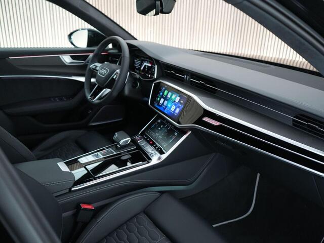 Audi RS6 Avant Performance TFSI 630pk quattro |BTW-auto|B&O Advance|stealth PPF|keramisch|dynamic plus|pano|360 camera|memory|Apple Carplay|blind spot|elek. trekhaak|stoelverwarming & verkoeling|
