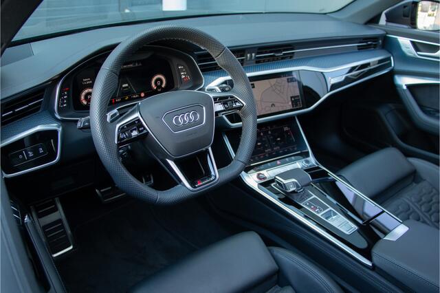 Audi RS6 Avant 630PK Performance | BTW | ACC | 360 Cam | Softclose | Head Up | B&O Sound | Stoelventilatie | Stuurverwarming | Achterasbesturing | 21"| Ambiance | Laser Led | Lane & Side Assist | Apple & Android Carplay | ¤261.807,- NP.