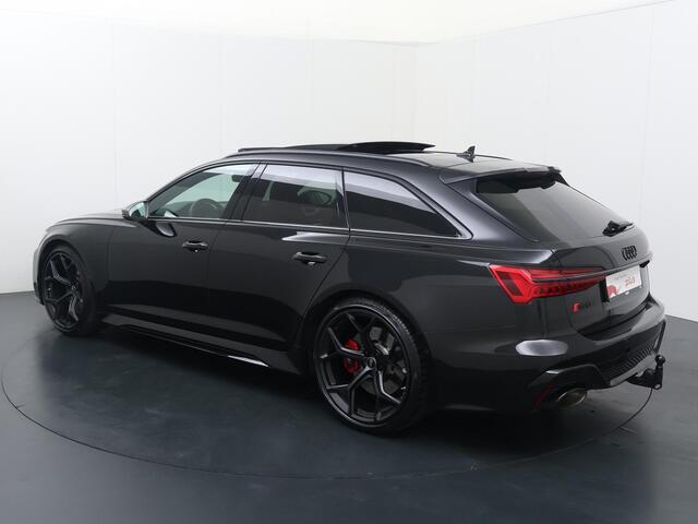 Audi RS6 Avant 4.0 TFSI Quattro performance | 630 PK | Trekhaak wegklapbaar | Bang & Olufsen Advance 3D | Panoramadak | Led Laser koplampen | 22" LM velgen | Nachtzicht | RS sportuitlaat | 280 km/h | Luxe lederen bekleding |