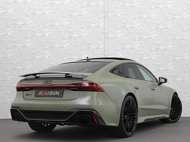 Audi RS7 Dynamic+ 300kmh | Keramisch | 22" ABT (9200,=) | B&O 3D High End | 4-Wielbesturing | Stoelvent. | Carbon Pack | Nachtzicht | Alcantara Hemel | 91500,= ex btw | Lease / Maandbedrag 998,= pm. | 360 Camera | Laser-LED | ACC | Valcona | Klasse-5 | Head-up | S