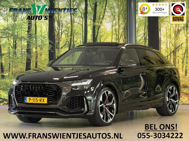 Audi RSQ8 4.0 TFSI RS Q8 quattro | Carbon Optiek Pakket | Dynamic Plus | Keramisch | 23'' lichtmetaal | Panoramadak | Massage | 600 Pk! | Head-up display | Trekhaak | Bang & Olufson |
