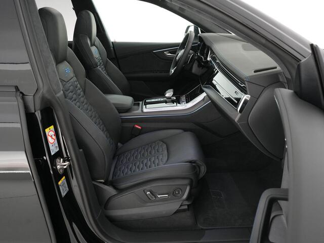 Audi RSQ8 Performance 4.0 640pk TFSI |B&O advanced|RS-design blauw|pano|massage|soft close|keramisch|HUD|360 camera|matrix LED|carbon interieur|memory|elek. trekhaak|