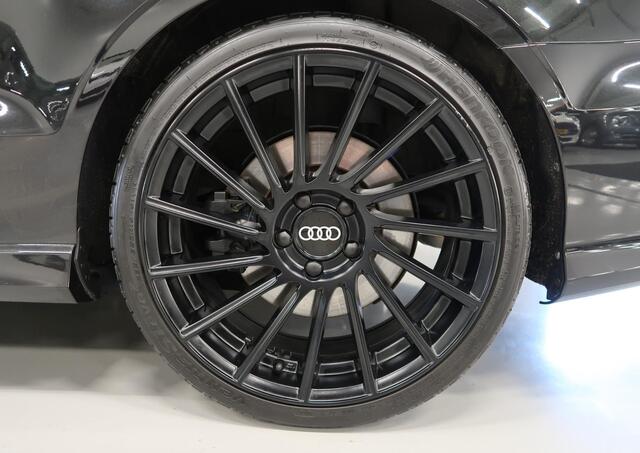 Audi S3 Cabriolet 2.0 TFSI S3 quattro Zwart Leer Navigatie 19 inch Boekjes/facturen aanwezig Camera Adaptieve Cruisecontrol B&O DriveSelect Magnetic Ride Sportstoelen Nette auto! cabrio