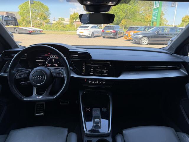 Audi S3 Limousine 310 pk Quattro S-Line MATRIX KOPLAMPEN | F1-FLIPPERS | CAMERA | RS STOELEN | NAVIGATIE | ANDROID/APPLE CARPLAY | AIRCO/ECC | CRUISECONTROL | PARKEERSENSOREN | STOELVERWARMING | ACHTERUITRIJCAMERA