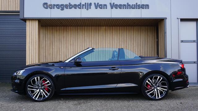Audi S5 Cabriolet 3.0 TFSI 354pk Quattro *Black Optik* RS-Seat Nappa 20inch LM B&O HUD 360-View Keyless Afn.Trekhaak *Zeer Nette S5*