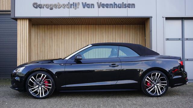 Audi S5 Cabriolet 3.0 TFSI 354pk Quattro *Black Optik* RS-Seat Nappa 20inch LM B&O HUD 360-View Keyless Afn.Trekhaak *Zeer Nette S5*