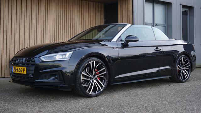 Audi S5 Cabriolet 3.0 TFSI 354pk Quattro *Black Optik* RS-Seat Nappa 20inch LM B&O HUD 360-View Keyless Afn.Trekhaak *Zeer Nette S5*