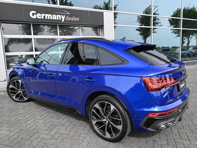 Audi SQ5 Sportback 3.0TDI 342 pk Quattro Ultra Blauw Luchtvering Pano Carbon 360Cam B&O Sfeerverl Trekh.