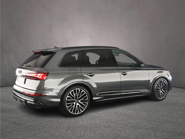 Audi SQ7 4.0 TFSI 507PK quattro 7p | Trekhaak | Pano | Derde zitrij | Headup | B&O | 4-Wiel | Rood-Stiksel | HD-Matrix | ACC | 360 Camera |