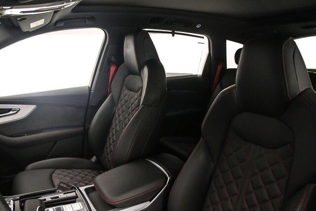 Audi SQ7 4.0 TFSI 507PK quattro 7p | Trekhaak | Pano | Derde zitrij | Headup | B&O | 4-Wiel | Rood-Stiksel | HD-Matrix | ACC | 360 Camera |