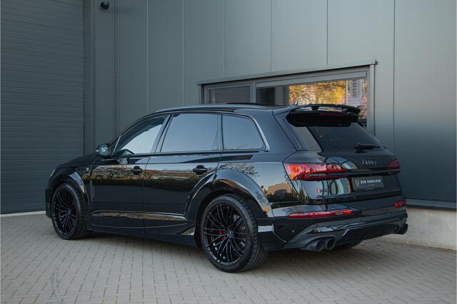Audi SQ7 4.0 TFSI 650 PK ABT Widebody | ACC | Massage | 360 Cam | Panorama | Achterasbesturing | Lane & Side Assist | Alcantara Quattro | E.TH 3500KG | Softclose | 22" | Stuurverwarming | Lederpack | Stoelventilatie + Massagestoelen | Keyless-Entry | Isolatie Glas