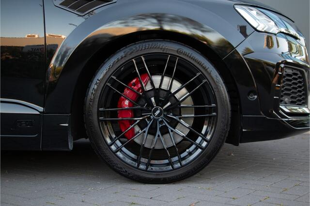 Audi SQ7 4.0 TFSI 650 PK ABT Widebody | ACC | Massage | 360 Cam | Panorama | Achterasbesturing | Lane & Side Assist | Alcantara Quattro | E.TH 3500KG | Softclose | 22" | Stuurverwarming | Lederpack | Stoelventilatie + Massagestoelen | Keyless-Entry | Isolatie Glas