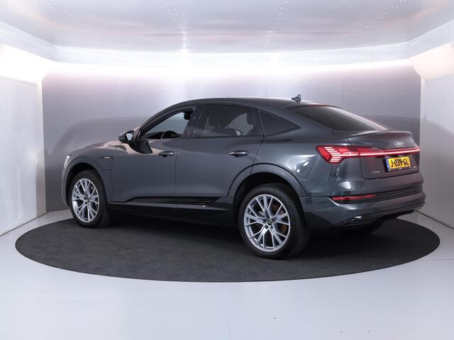 Audi e-tron Sportback 55 quattro Business edition Plus 95 kWh 408 pk | Navigatie | Panoramadak | Parkeersensoren | Achteruitrijcamera | Lederen bekleding | Lichtmetalen velgen 21" | B&O Soundstsystem |