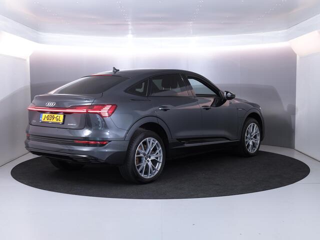 Audi e-tron Sportback 55 quattro Business edition Plus 95 kWh 408 pk | Navigatie | Panoramadak | Parkeersensoren | Achteruitrijcamera | Lederen bekleding | Lichtmetalen velgen 21" | B&O Soundstsystem |