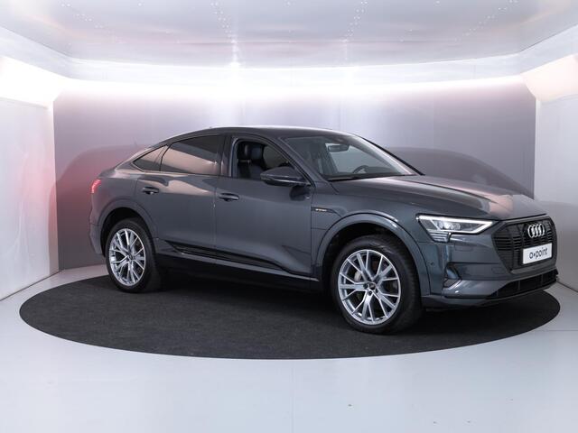 Audi e-tron Sportback 55 quattro Business edition Plus 95 kWh 408 pk | Navigatie | Panoramadak | Parkeersensoren | Achteruitrijcamera | Lederen bekleding | Lichtmetalen velgen 21" | B&O Soundstsystem |
