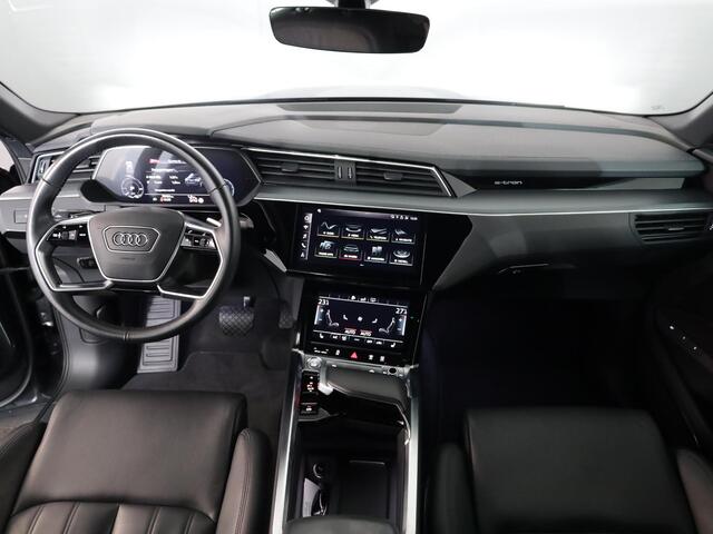 Audi e-tron Sportback 55 quattro Business edition Plus 95 kWh 408 pk | Navigatie | Panoramadak | Parkeersensoren | Achteruitrijcamera | Lederen bekleding | Lichtmetalen velgen 21" | B&O Soundstsystem |