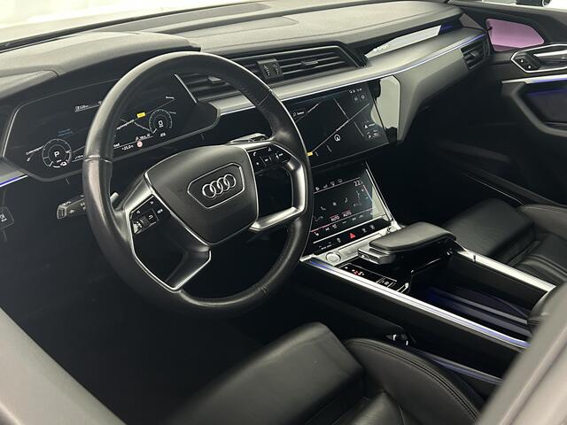 Audi e-tron e-tron 55 360pk quattro 95 kWh Trekhaak Cameraspiegels Leder Memory Head-Up Panoramadak B&O 360Camera Navigatie
