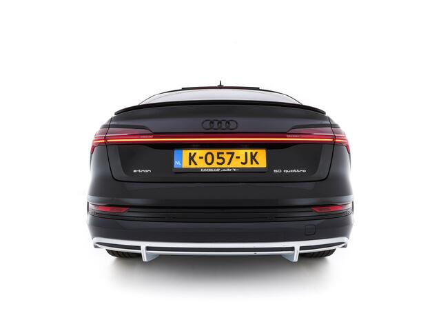 Audi e-tron Sportback 50 quattro S edition 71 kWh [ 3-Fase ] (INCL.BTW) *PANO | LEATHER-ALCANTARA | FULL-LED | ADAPTIVE-CRUISE | MEMORY-PACK | AIR-SUSPENSION | DIGI-COCKPIT | HEATED-SPORTSEATS | NAVI-FULLMAP | ECC | PDC | CRUISE | 20''ALU*
