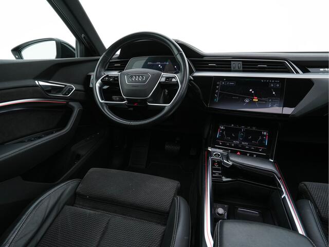 Audi e-tron Sportback 50 quattro S edition 71 kWh [ 3-Fase ] (INCL.BTW) *PANO | LEATHER-ALCANTARA | FULL-LED | ADAPTIVE-CRUISE | MEMORY-PACK | AIR-SUSPENSION | DIGI-COCKPIT | HEATED-SPORTSEATS | NAVI-FULLMAP | ECC | PDC | CRUISE | 20''ALU*