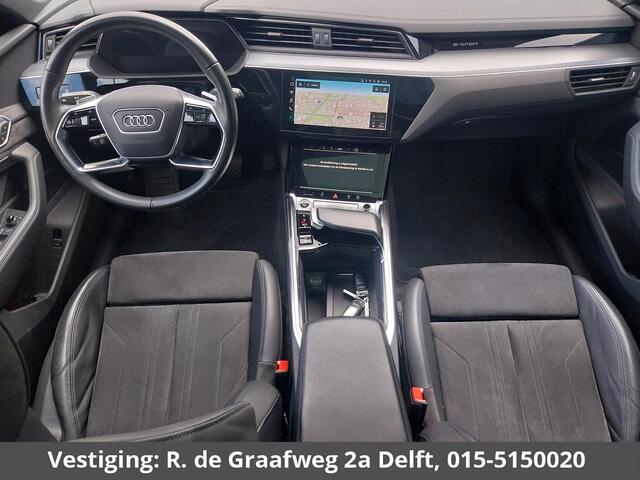 Audi e-tron 55 Quattro Black Edition Plus 95 kWh 408 PK | ACCU 89% | 1e eigenaar | Schuif-/Kanteldak | Navigatie |